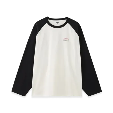 X-Girl Circle Logo And Face B/B Big Tee "White"