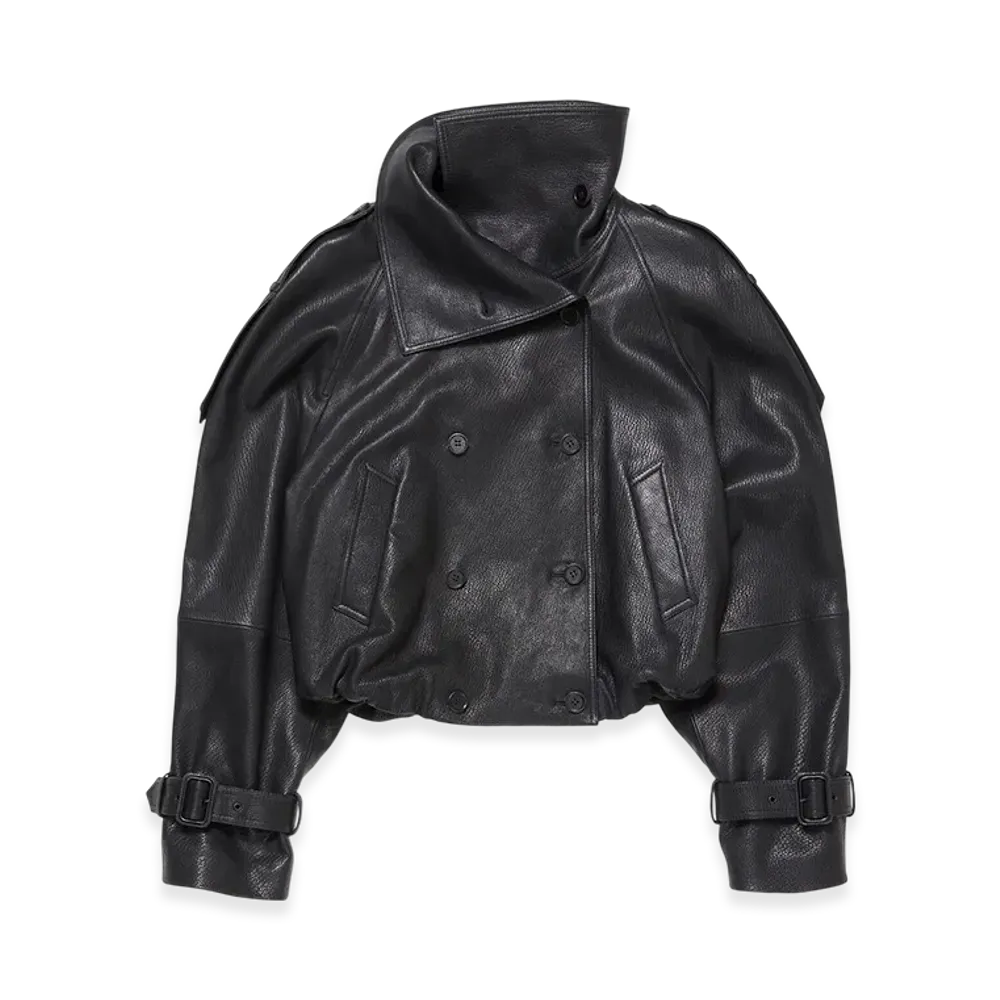 Acne Studios Leather Jacket "Black"