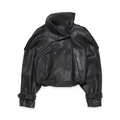 Acne Studios Leather Jacket "Black"