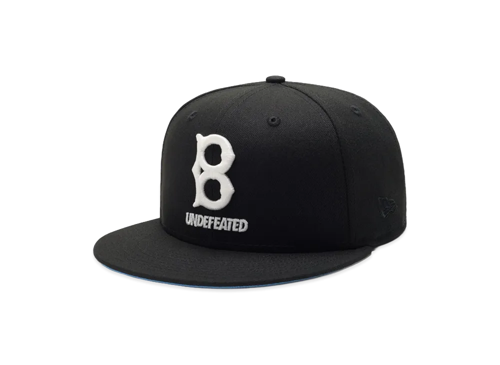 UNDEFEATED x NEW ERA x Los Angeles Dodgers Brooklyn Fitted "Black"