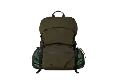 Bottega Veneta Medium Paperly Nylon Backpack "Khaki"