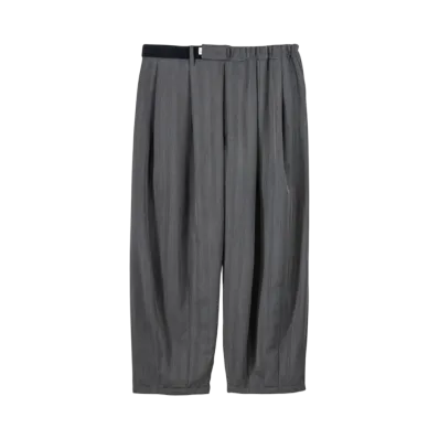 Graphpaper Is-Ness For Gp Vintage Graphpaper Wool Balloon Chef Pants "Grey"