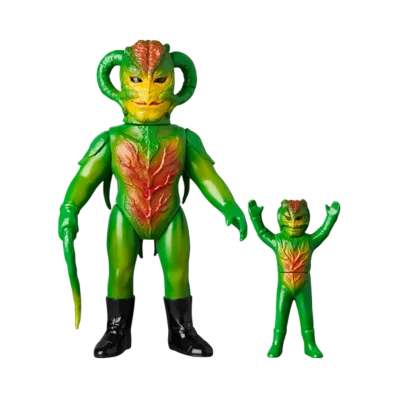 MEDICOM TOY "Toei Retro Sofvi Collection" -Masked Rider- Saracenian (Tentacle Ivy Ver.) + Mini Soft Vinyl