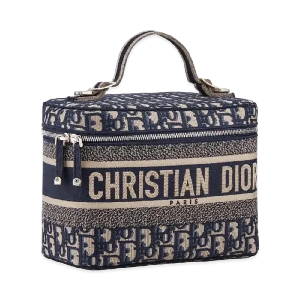 Dior Oblique Dior Travel Vanity Bag "Blue"