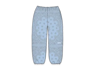 Supreme Reflective Bandana Track Pant "Light Blue"