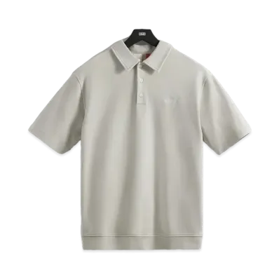 Kith Crystal Washed Graham Polo "Chalk"