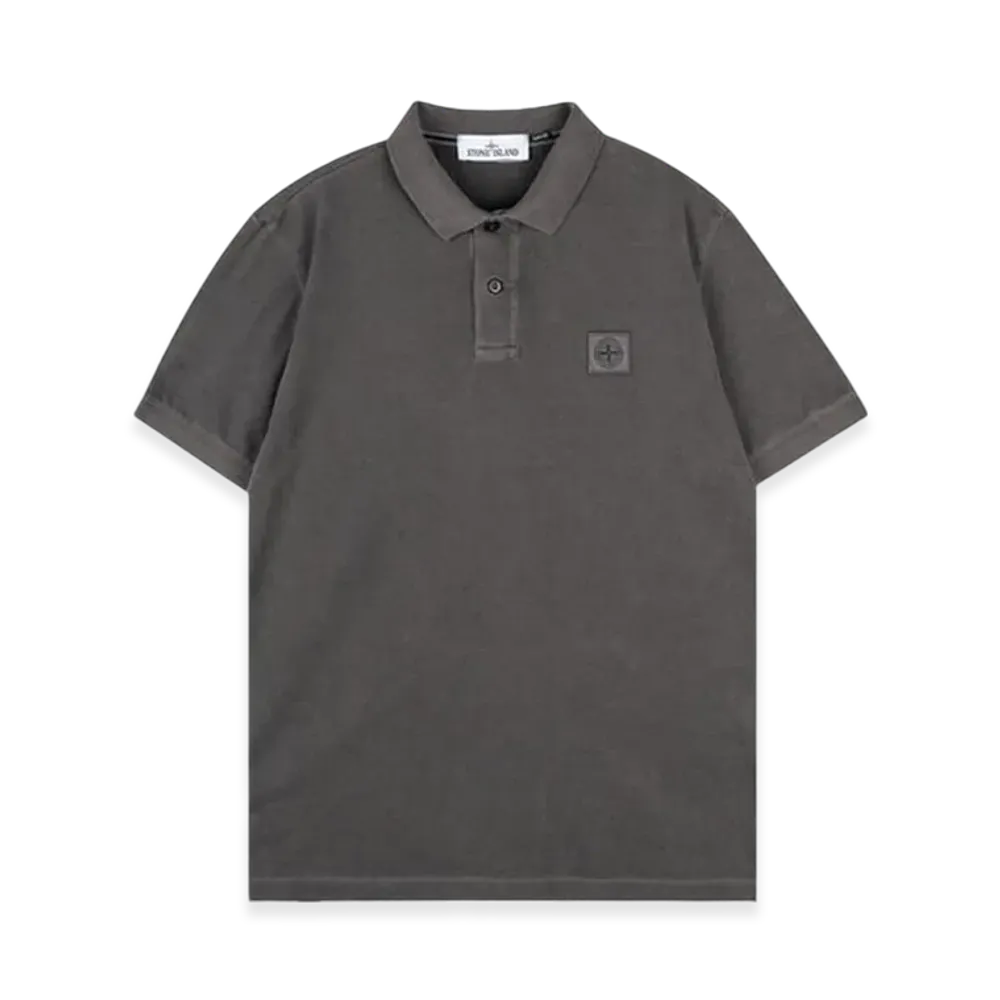 Stone Island 2SC67 Pigment Dyed Short Sleeve Polo Shirt - 23SS "Steel Grey"