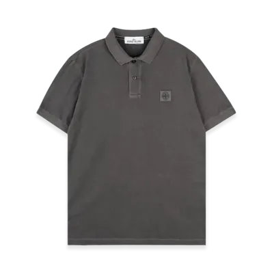 Stone Island 2SC67 Pigment Dyed Short Sleeve Polo Shirt - 23SS "Steel Grey"