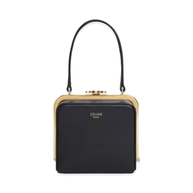 CELINE Triomphe Minaudiere in Smooth Calfskin "Black"