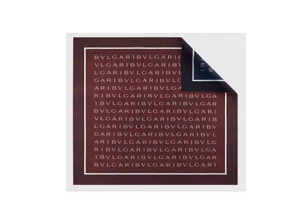 BVLGARI Heritage Scarf "Bordeux"