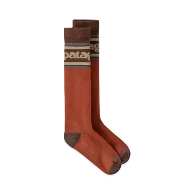 Patagonia Men's Heavy Weight Wool Knee Socks "Red"