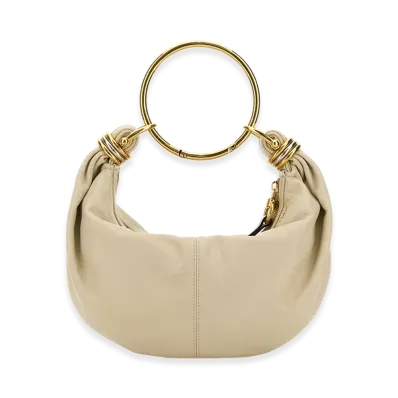Chloe Women's Bracelet Small Hobo Bag Handbag "White"