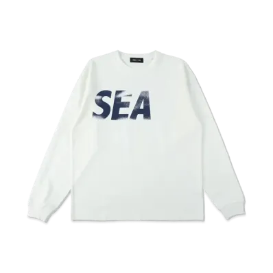 WIND AND SEA SEA (P-Dye) L/S Tee "White Navy"