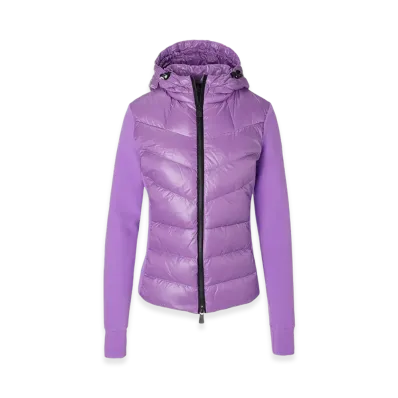 Moncler Grenoble Down-Padded Zip Parka "Purple"
