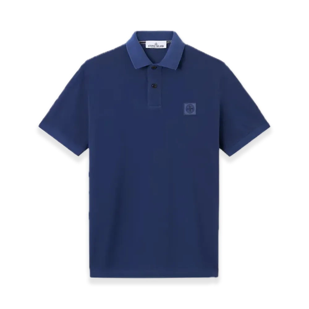 Stone Island 22002SC Organic Cotton Pique "Marine Blue"