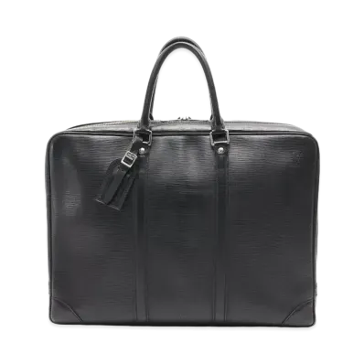 Louis Vuitton Porte Documents Voyage Epi "Noir"