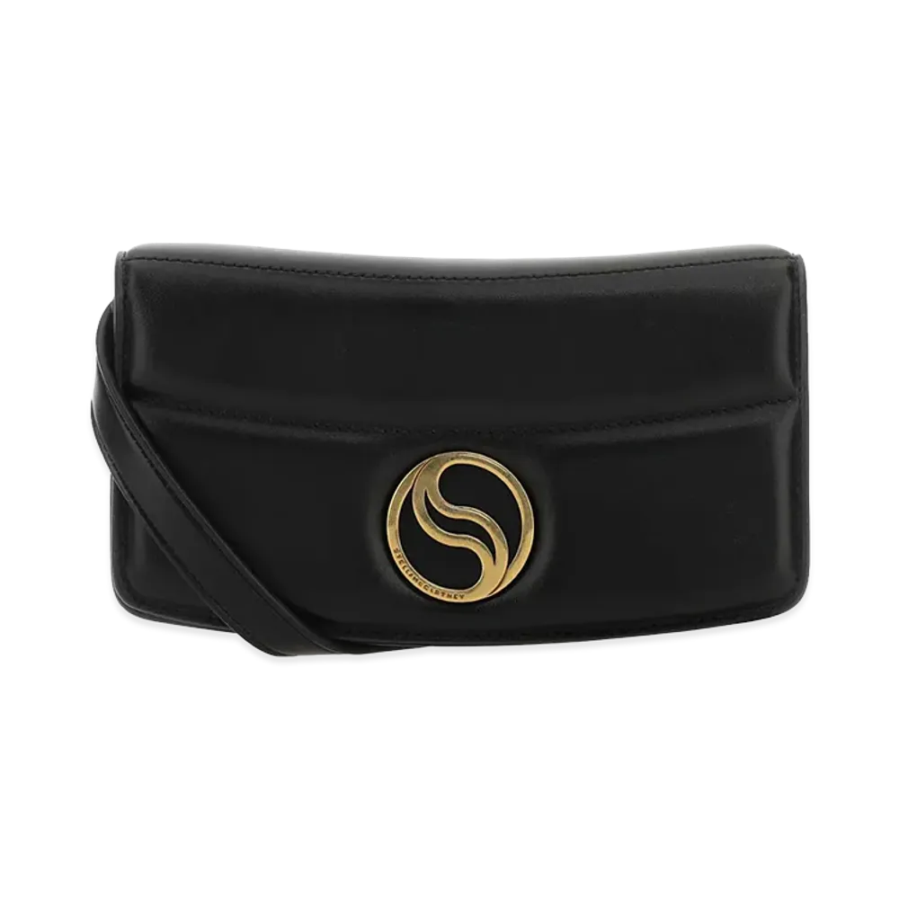 STELLA McCARTNEY Women's Alter Mat Mini S-Wave Wallet "Black"