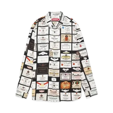 Supreme Label Shirt "Black"
