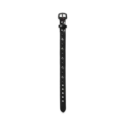 WACKO MARIA x WOLF'S HEAD Studs Leather Wrist Band "Black"