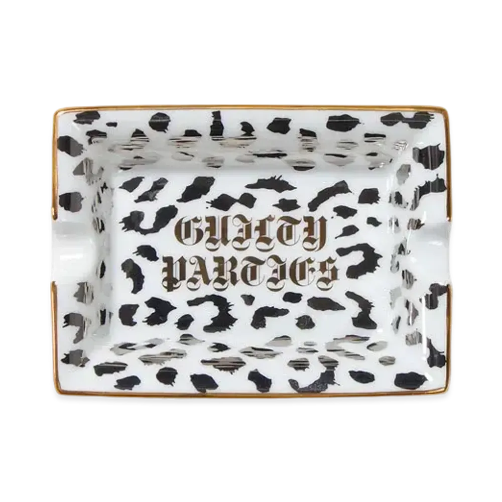 WACKO MARIA LEOPARD ASHTRAY-SMALL "White"