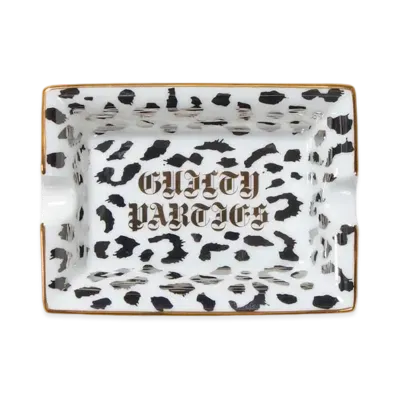 WACKO MARIA LEOPARD ASHTRAY-SMALL "White"