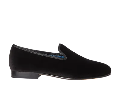 Polo Ralph Lauren Paxton Velvet Slipper "Black"