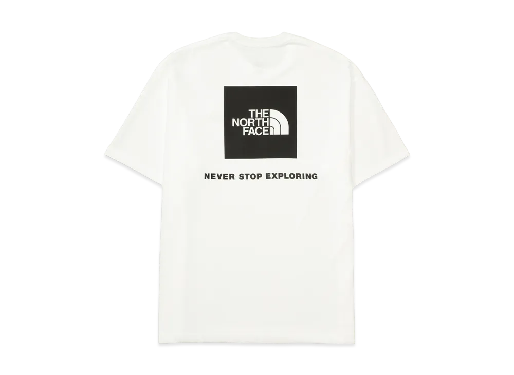 The North Face Short Sleeve Back Square Logo Tee "White2"