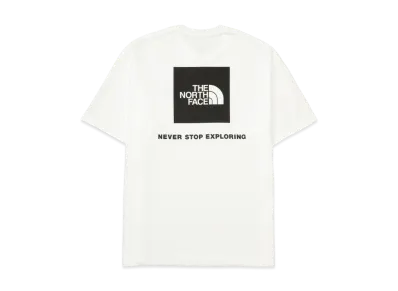 The North Face Short Sleeve Back Square Logo Tee "White2"