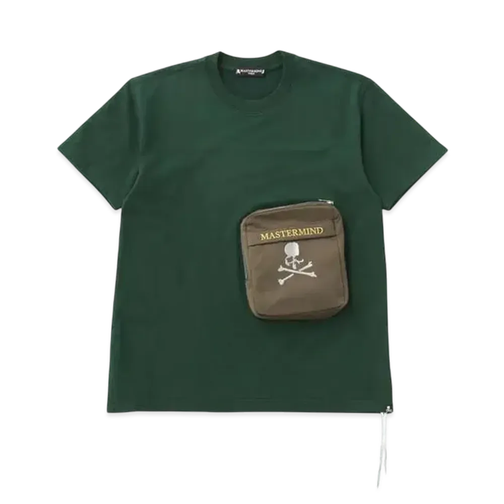 mastermind WORLD Bag Pocket SS Crewneck 1 "Dark Green"