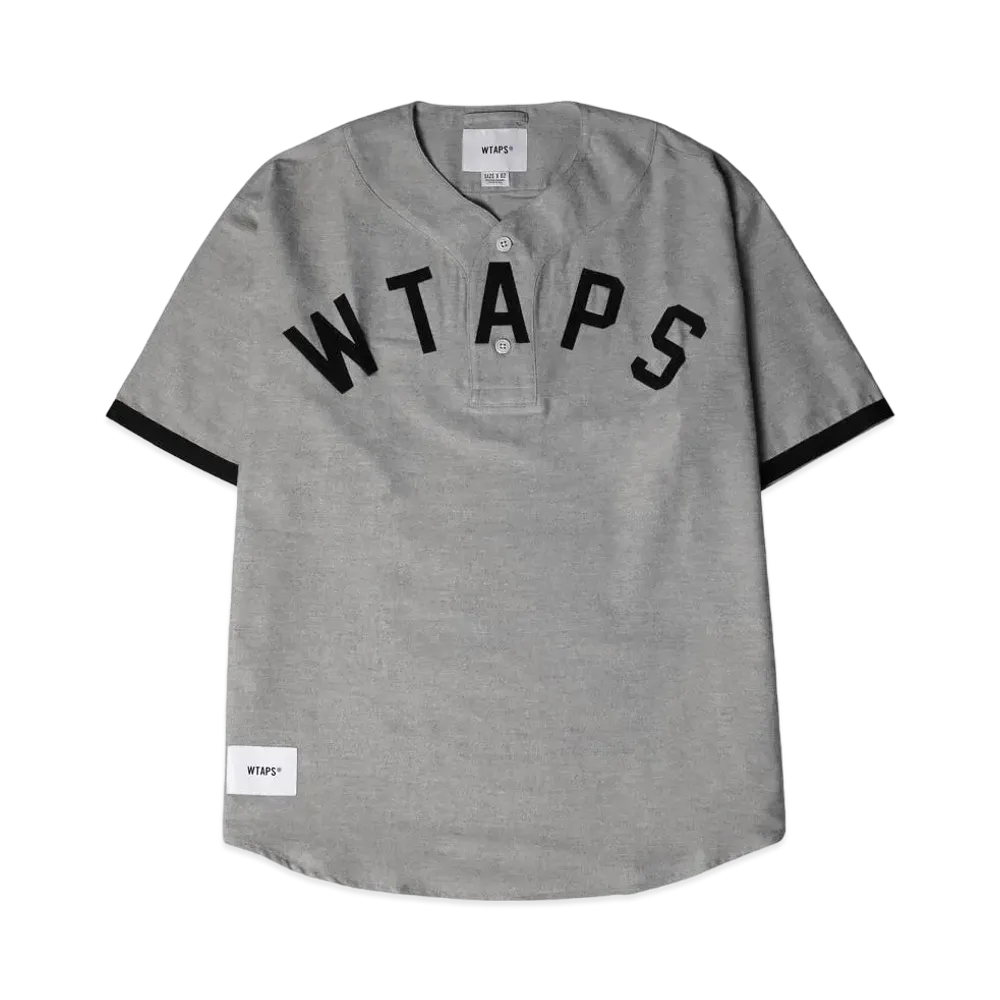 WTAPS League / SS / Cotton. Flannel "Gray"