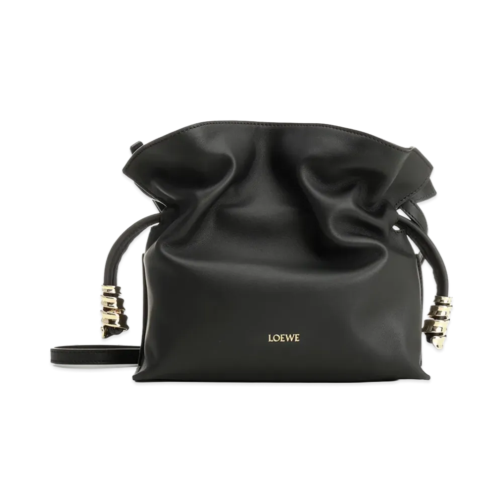 LOEWE Women's Flamenco Clutch Coil Mini "Black"