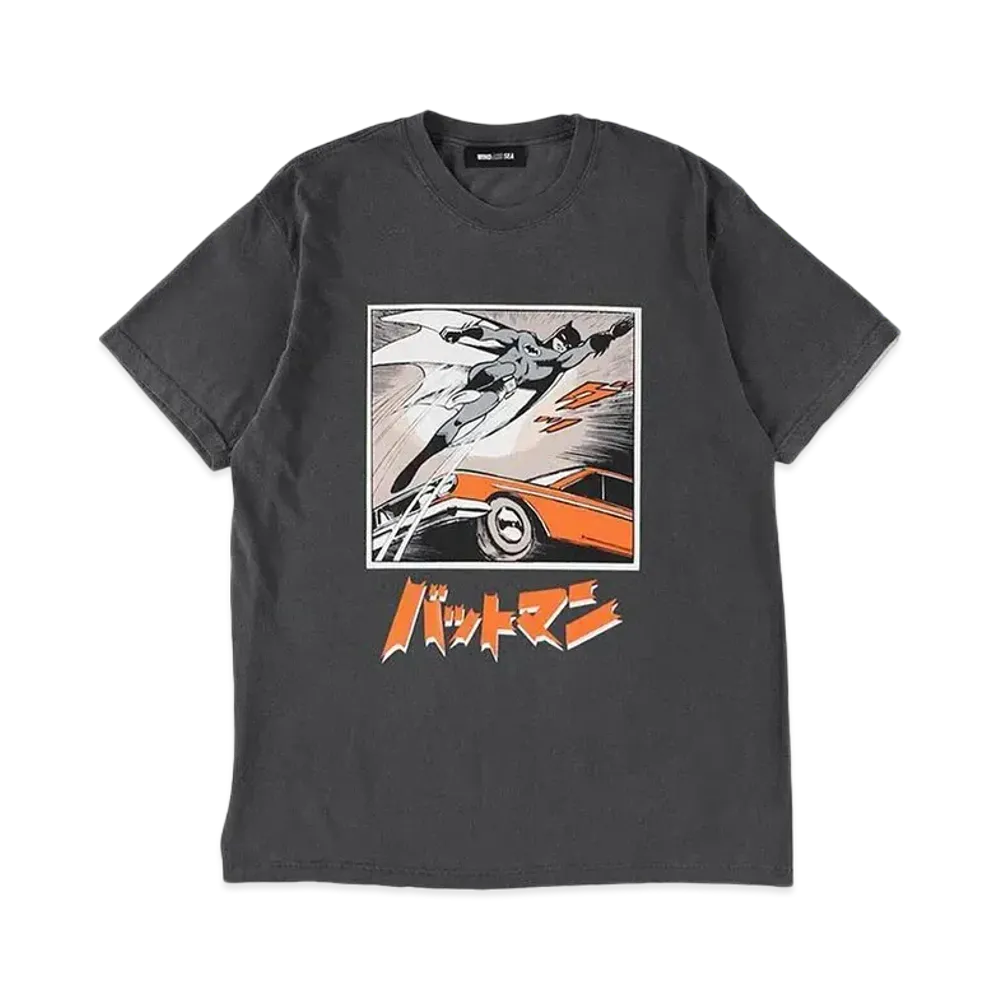 WIND AND SEA x BATMAN Batmanga S/S Tee "Black"