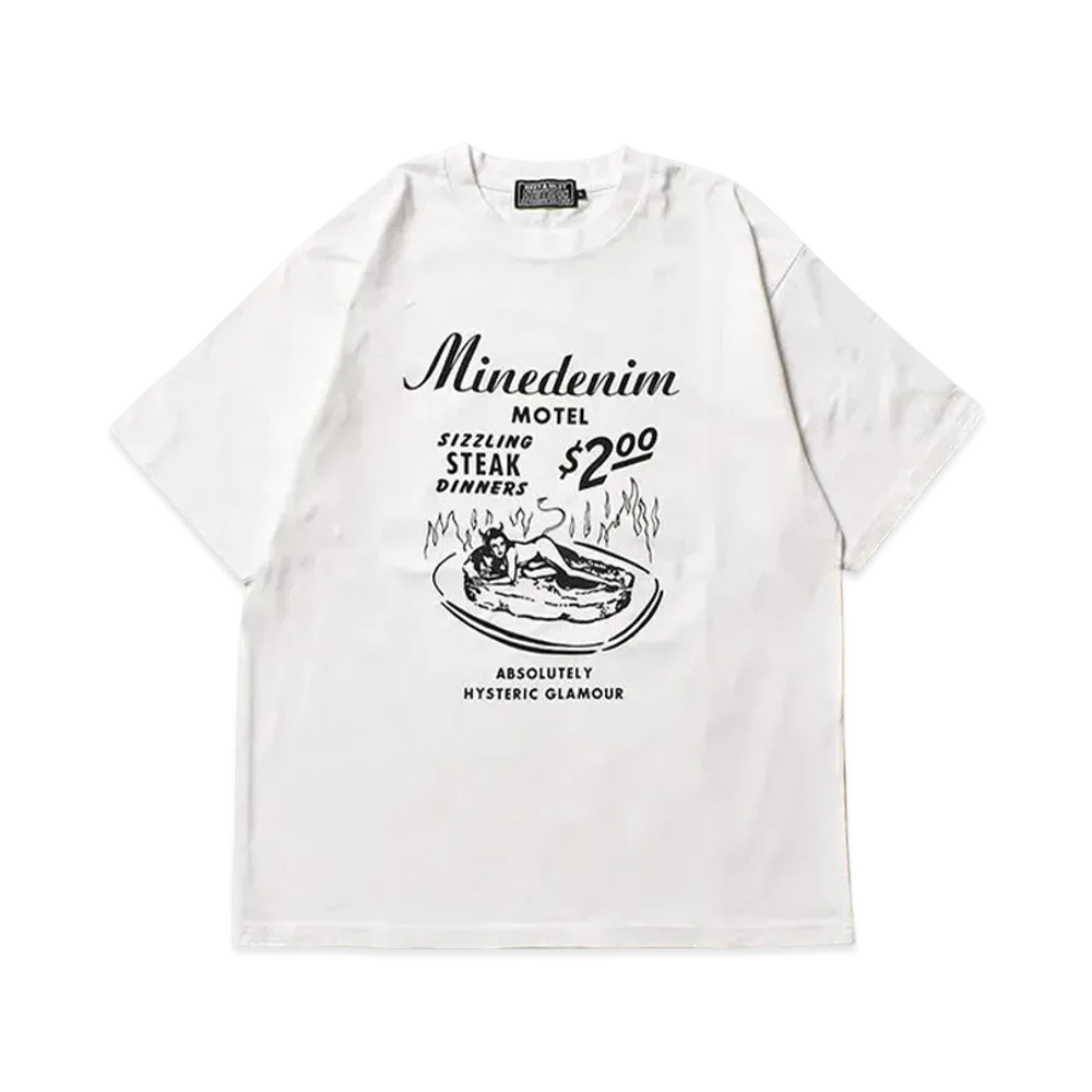 MINEDENIM x HYSTERIC GLAMOUR T-Shirt "White"