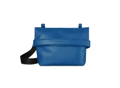 Bottega Veneta Small Paper Calfskin Crossbody Bag "Blue"