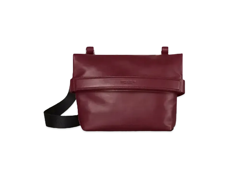 Bottega Veneta Small Paper Calfskin Crossbody Bag "Bordeaux"