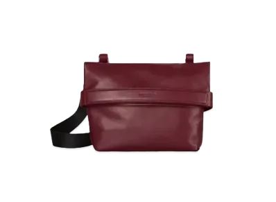 Bottega Veneta Small Paper Calfskin Crossbody Bag "Bordeaux"