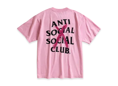 ANTI SOCIAL SOCIAL CLUB Cancelled Paint Tee "Pink"