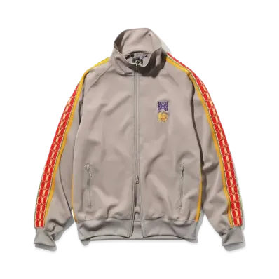Needles x Sasquatchfabrix. Track Jacket -Poly Smooth "Beige"