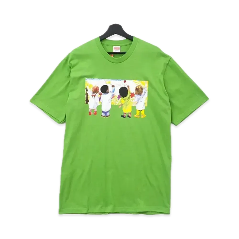 シュプリーム キッズ Tシャツ "グリーン"