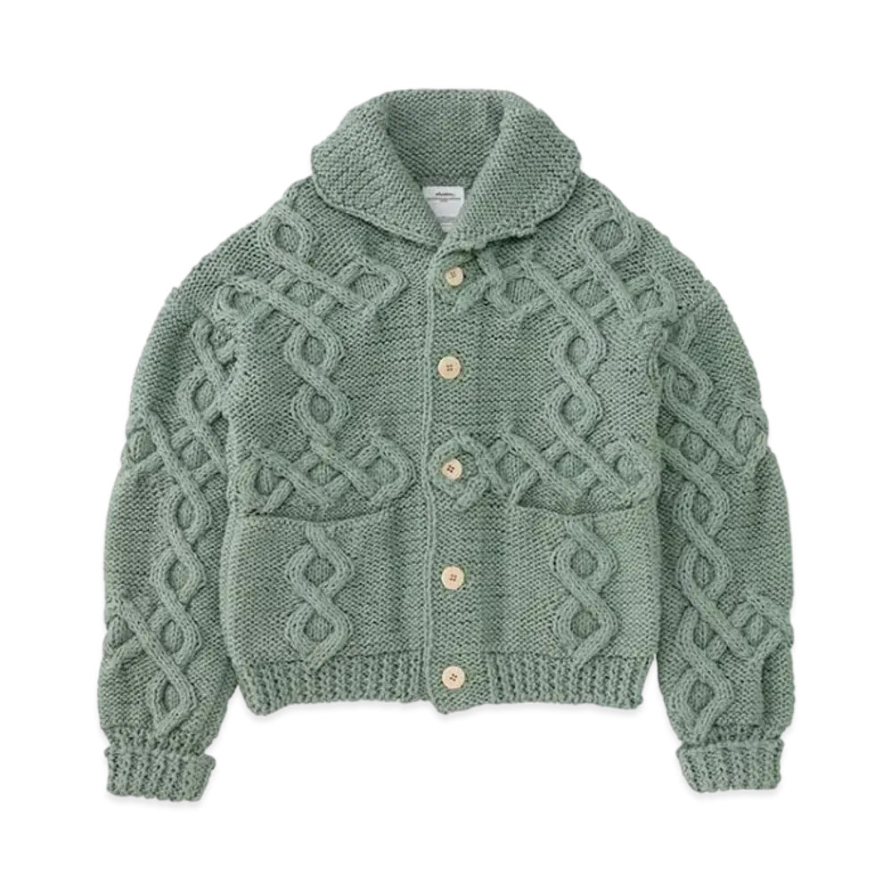 visvim Cowichan SB Hand-Knit "Green"
