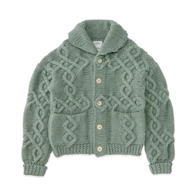 visvim Cowichan SB Hand-Knit "Green"