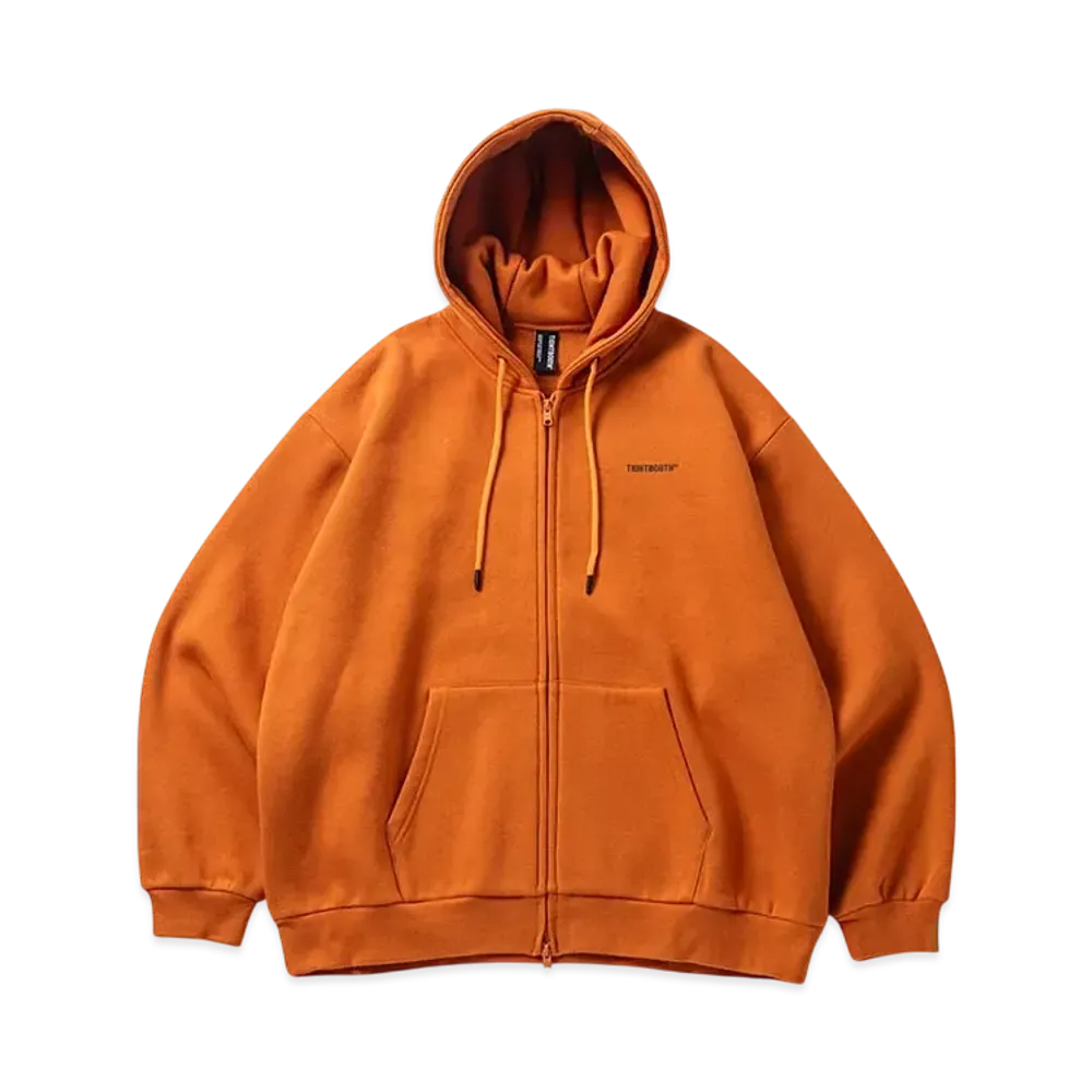 TIGHTBOOTH Logo Zip Hooded Sweat Shirt "Orange"
