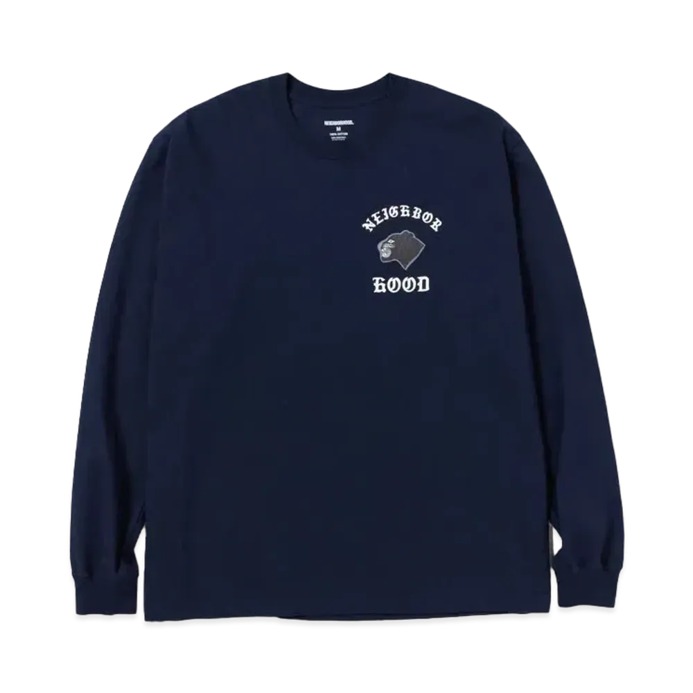 NEIGHBORHOOD NH . Tee LS-10 "Navy"