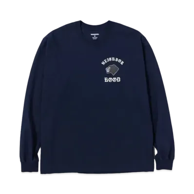 NEIGHBORHOOD NH . Tee LS-10 "Navy"