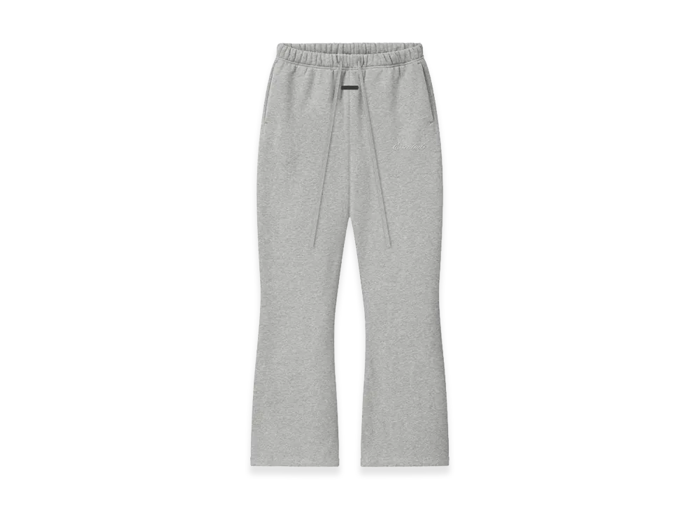 FEAR OF GOD ESSENTIALS Women's Signature SS26 Classic Flare Sweatpant "Concrete Heather"