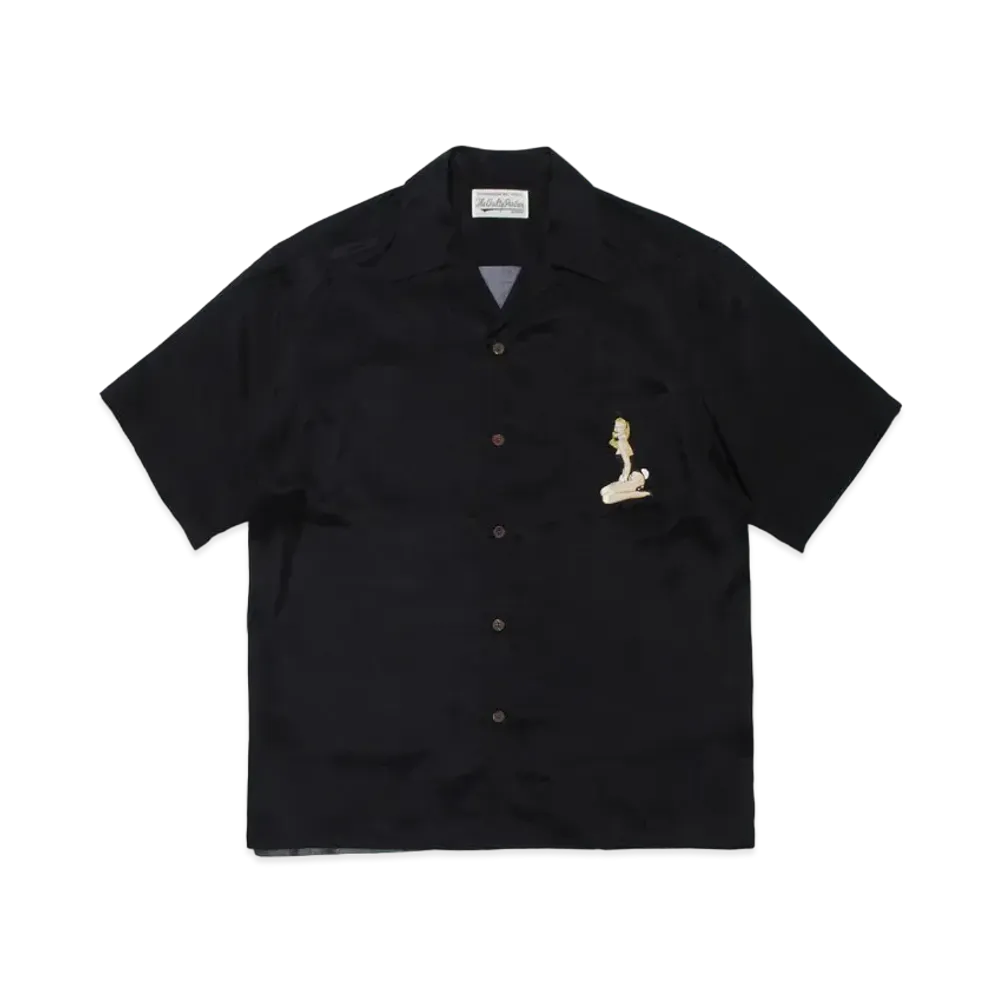 WACKO MARIA MIGHTY CROWN / HAWAIIAN SHIRT "Black"