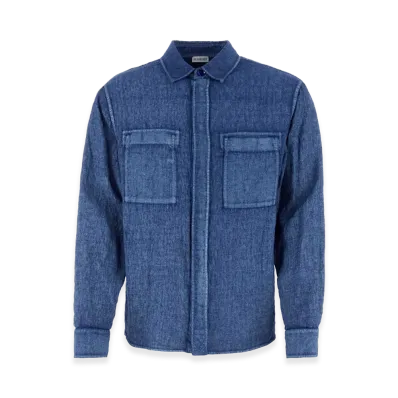 Burberry Denim Linen Shirt "Azure"