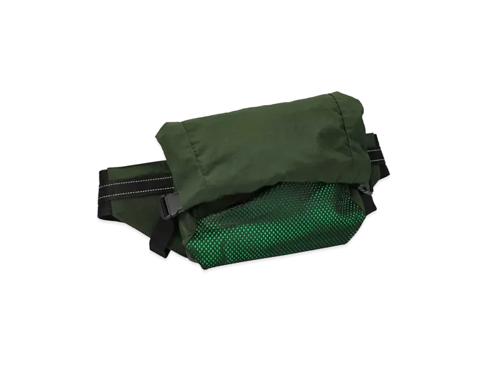 Bottega Veneta Paper Feel Nylon Waist Bag "Khaki"