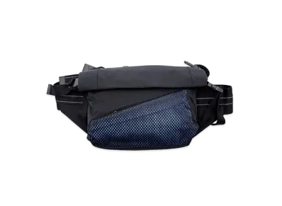 Bottega Veneta Paper Feel Nylon Waist Bag "Black/Blue"