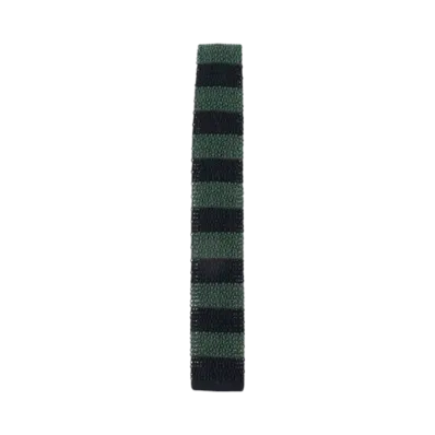 BEAMS Cotton Knit Tie Stripe "Green"